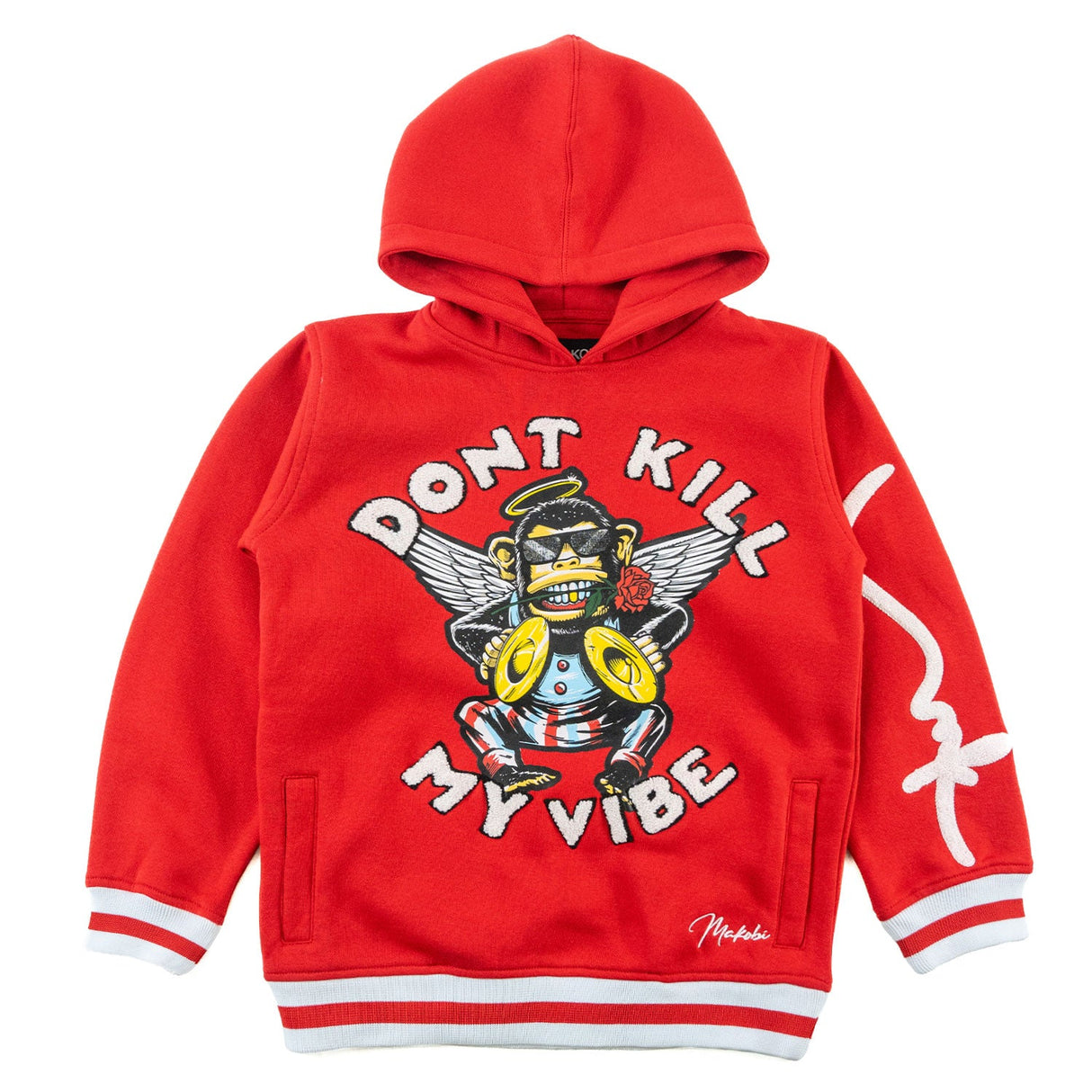Makobi B4250 KIDS Vibe Hoody - Red