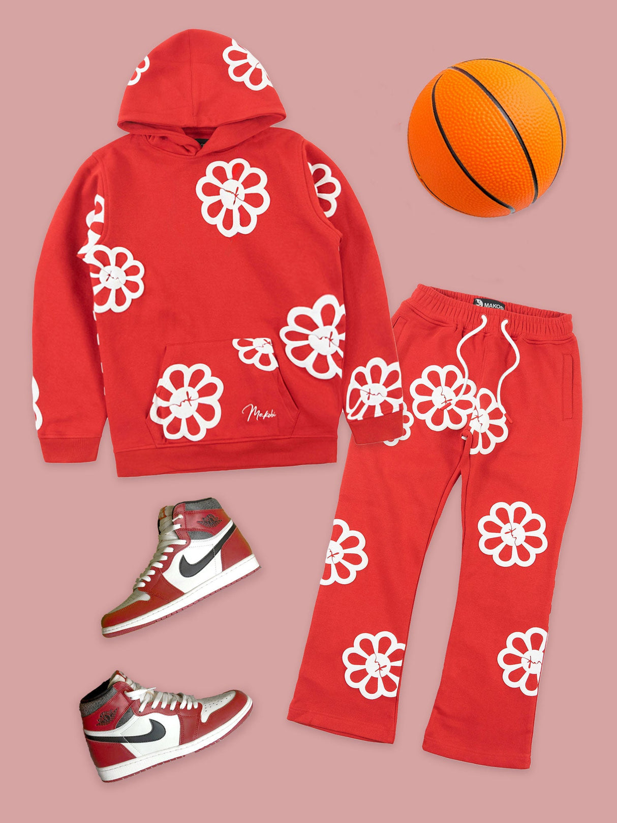 Makobi B4510 KIDS Daniali Set - Red