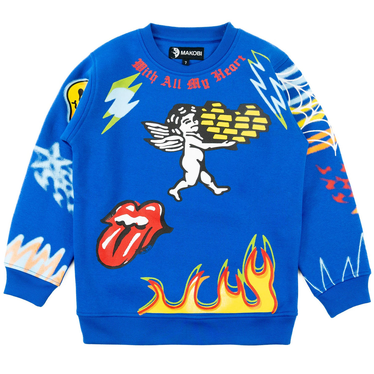 Makobi B4525 KIDS Graffiti Track Set - Royal