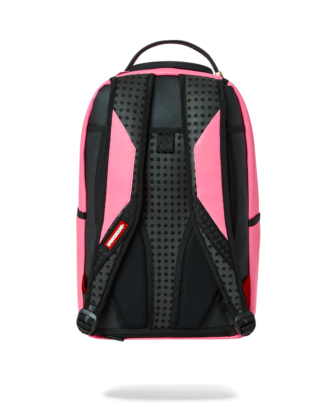 SprayGround Shark Central Pink Embroidered Dlxsv Backpack
