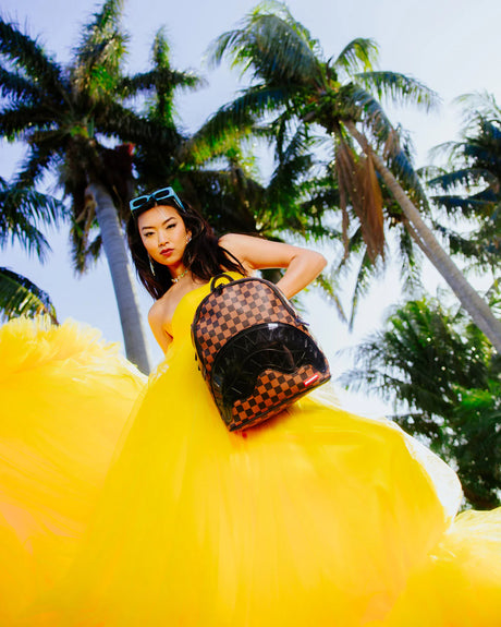 SPRAYGROUND CLEAR RUBBER SHARKS IN PARIS SAVAGE BACKPACK