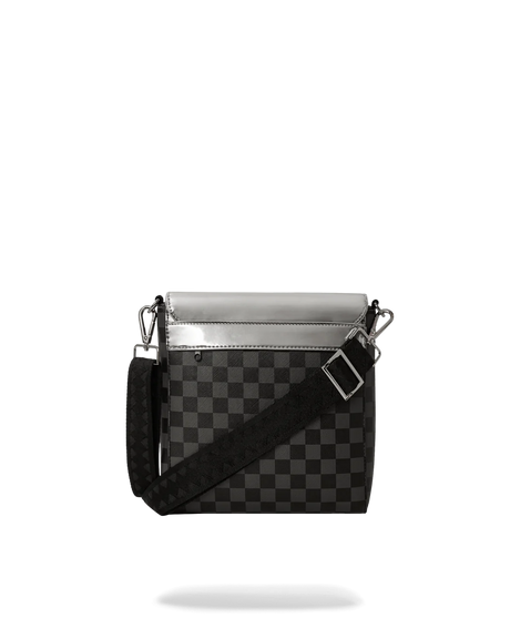 SPRAYGROUND METALLIC DRIP SHARK IN PARIS MESSENGER SLING