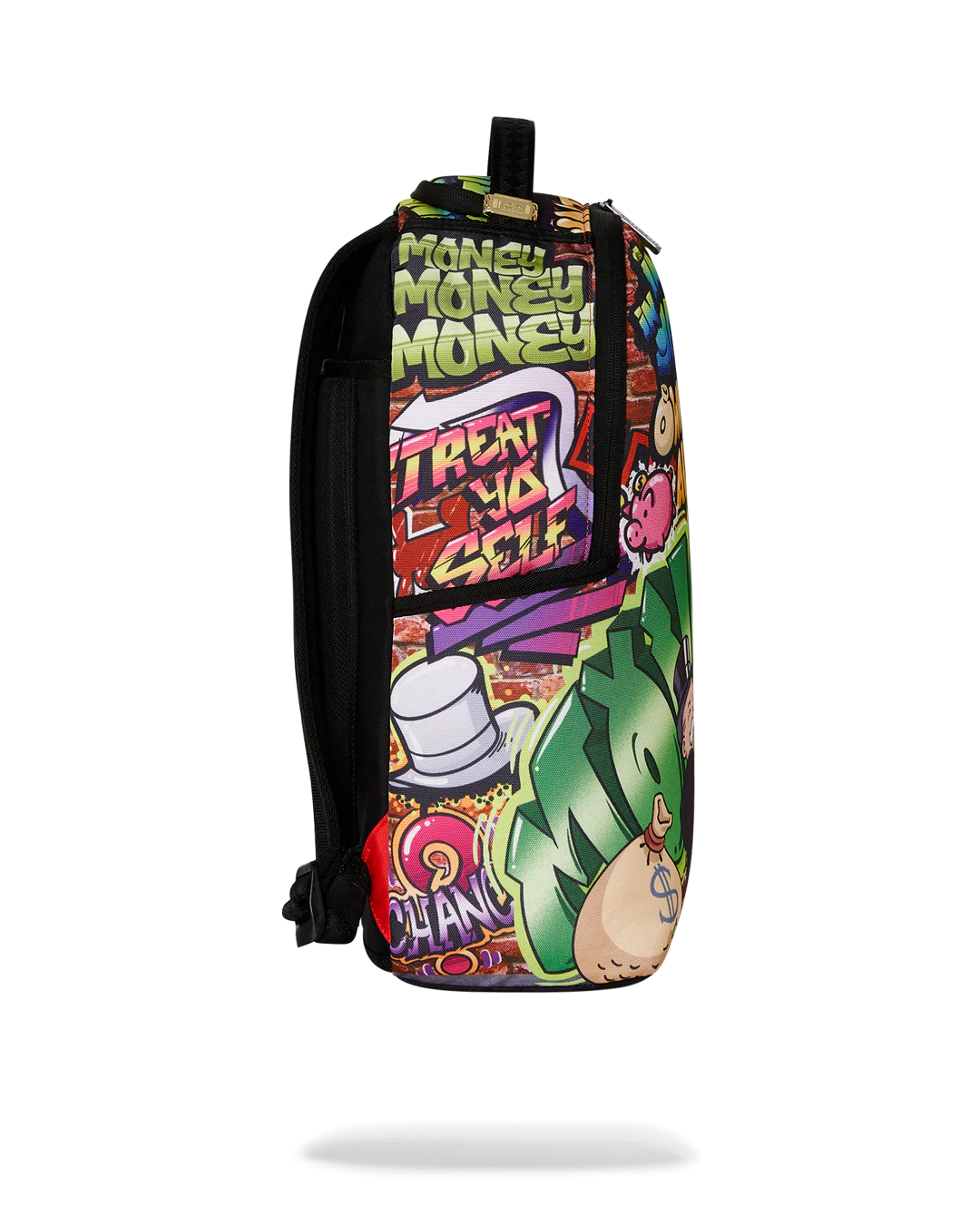 SPRAYGROUND MONOPOLY MAN GRAFFITI DLXR BACKPACK