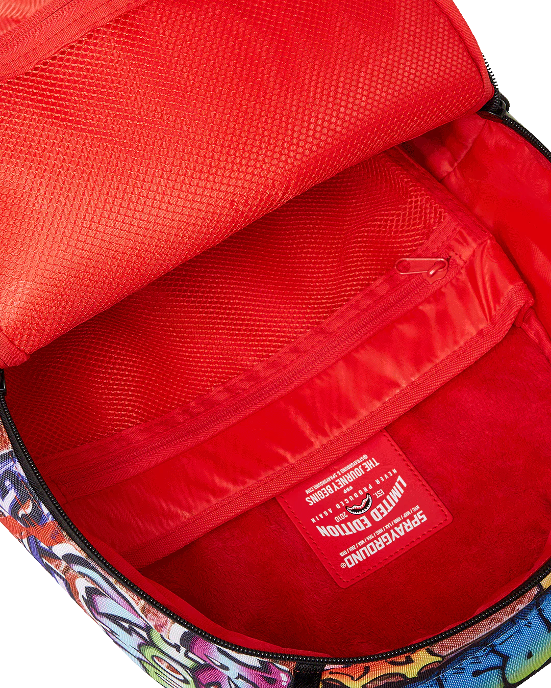 SPRAYGROUND MONOPOLY MAN GRAFFITI DLXR BACKPACK