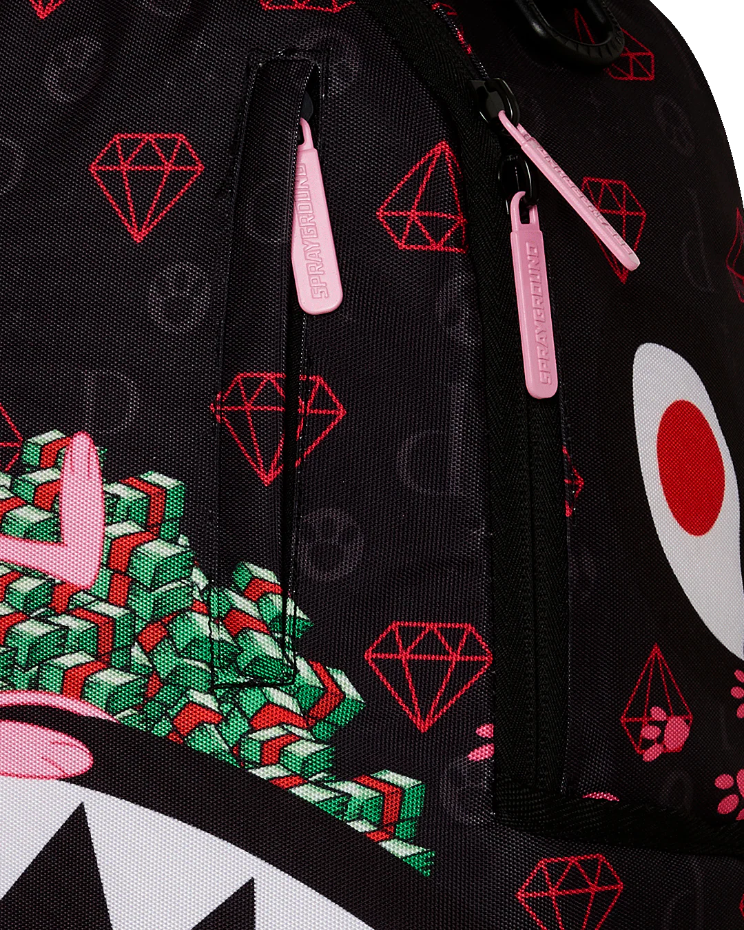 SPRAYGROUND PINK PANTHER PAW PRINTS DLXR BACKPACK