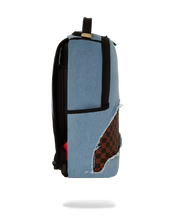 SPRAYGROUND DENIM SHARK BITE DLXSV BACKPACK