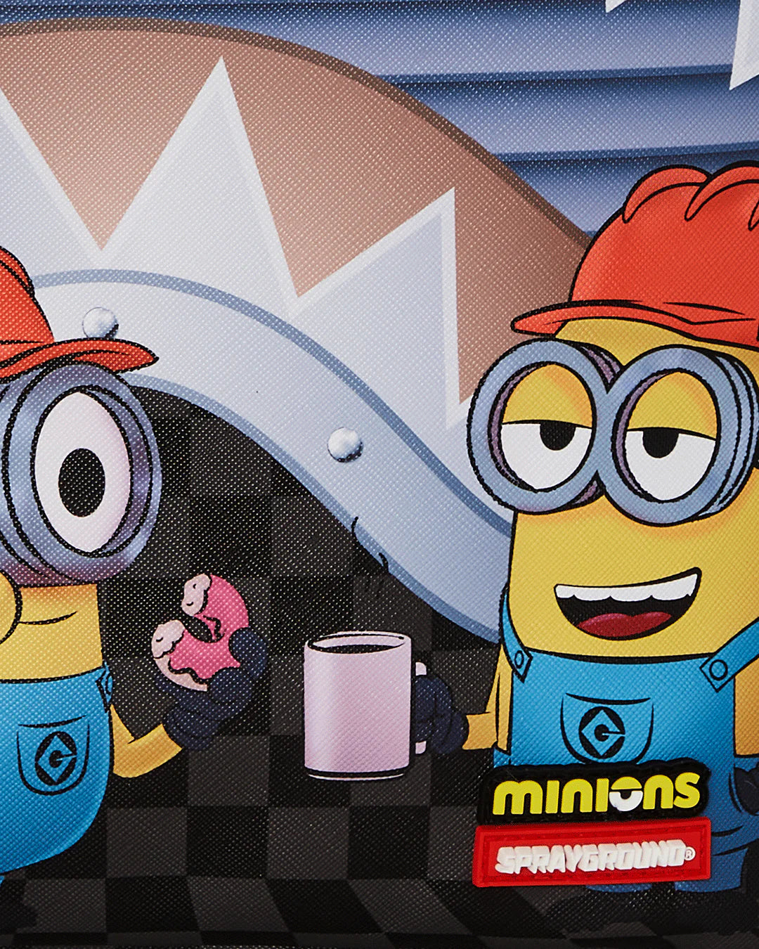 SPRAYGROUND MINION AND SPRAYGROUND SIGN BACKPACK