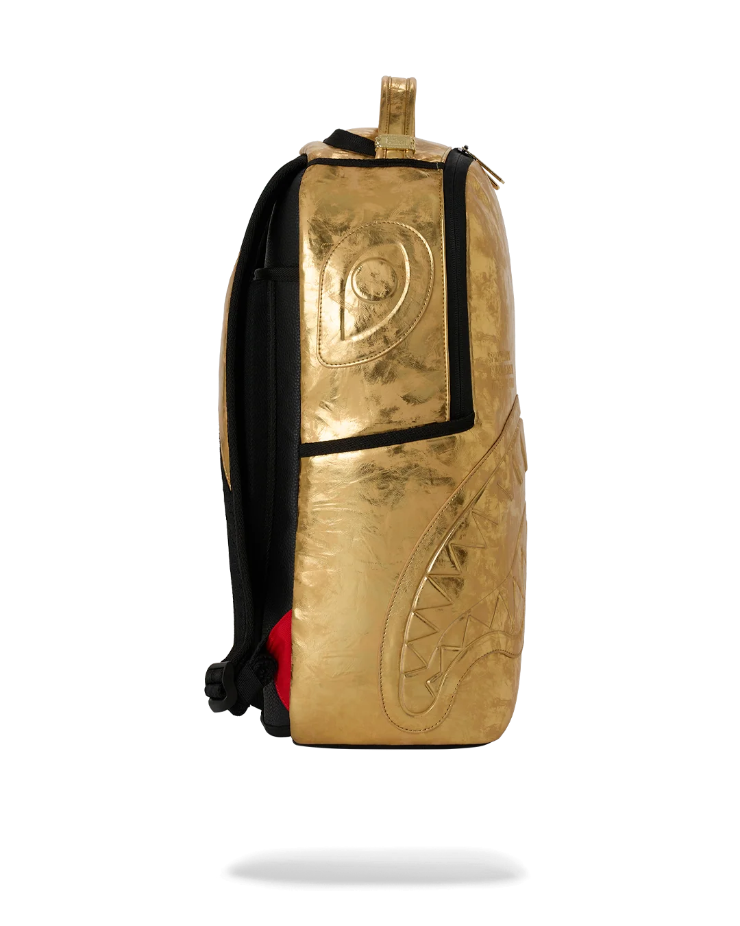 SprayGround Gold Weathered Dlxsv Backpack