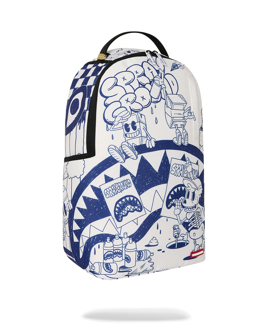 SprayGround Blue Ink Doodle Backpack