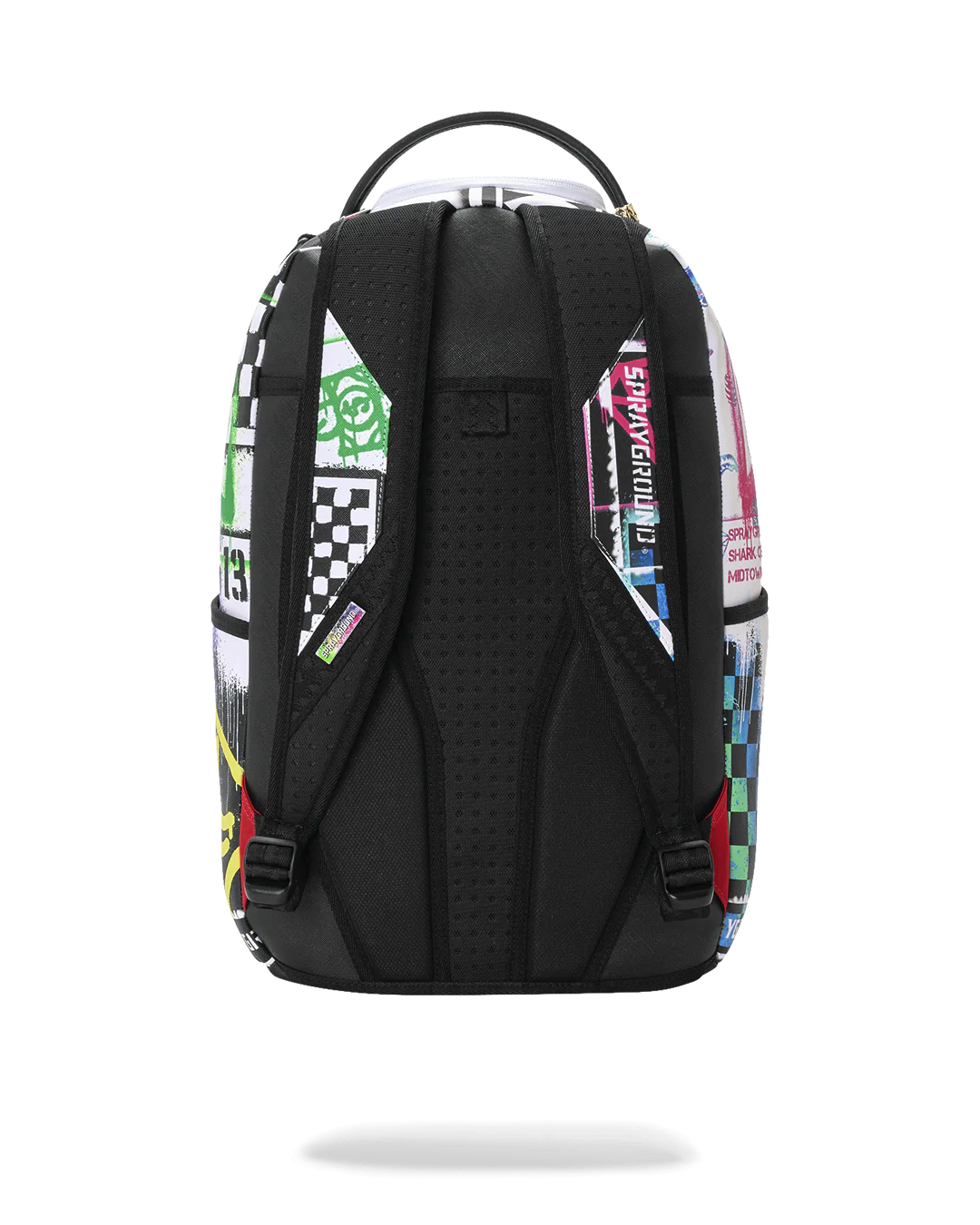 SprayGround Stencil Shark attack Black and White Dlxsv Backpack