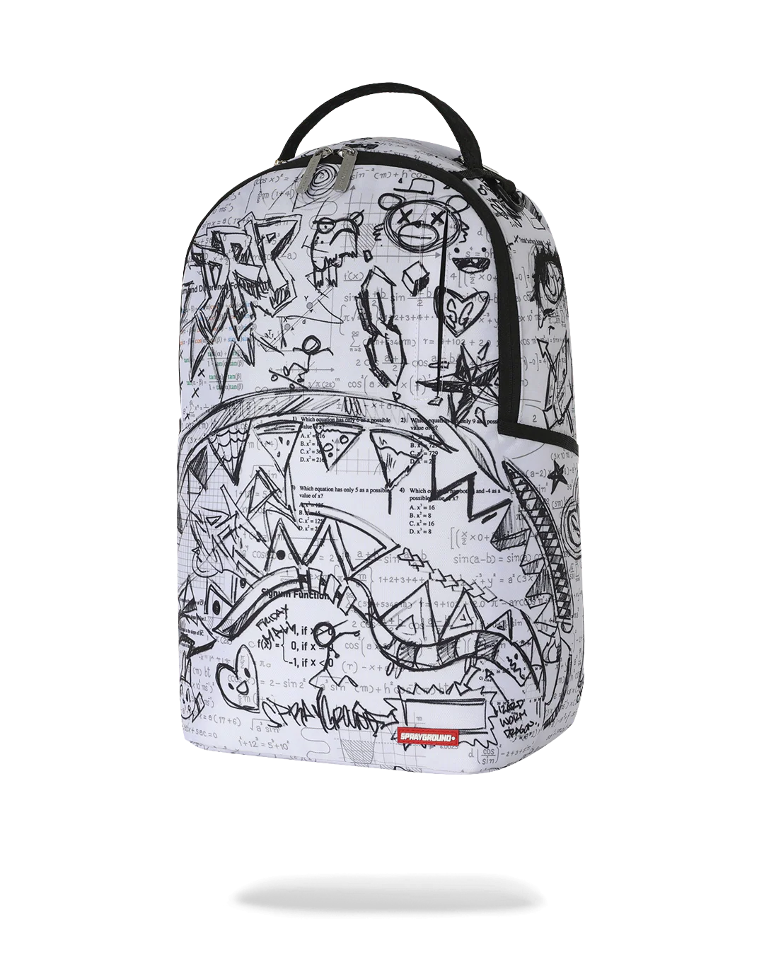 SprayGround Doodles Over Math Home Work Dlxsr Backpack