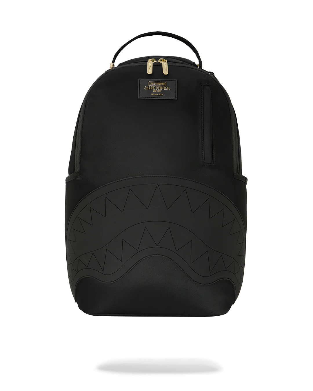 SprayGround Shark Central Gold Lettering Dlx Backpack