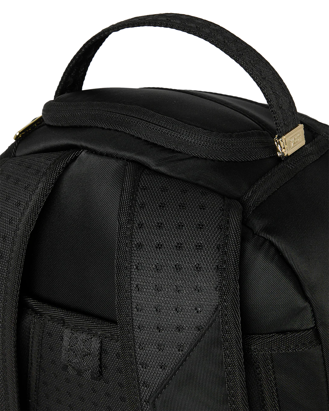 SprayGround Shark Central Gold Lettering Dlx Backpack
