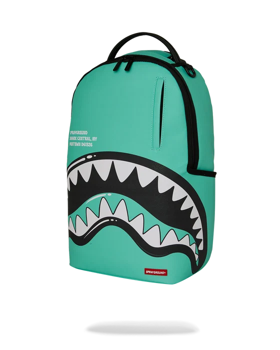 SprayGround Shark Central Bubbly Turq Dlxsv Backpack
