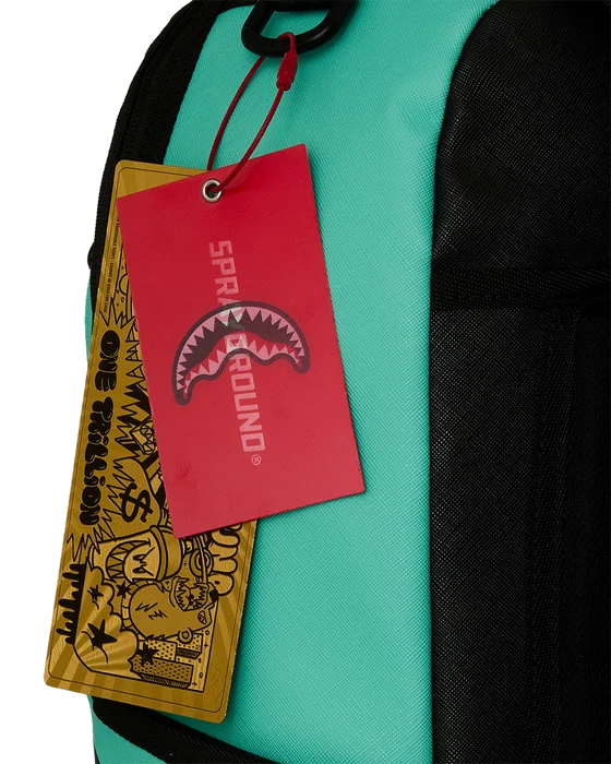 SprayGround Shark Central Bubbly Turq Dlxsv Backpack