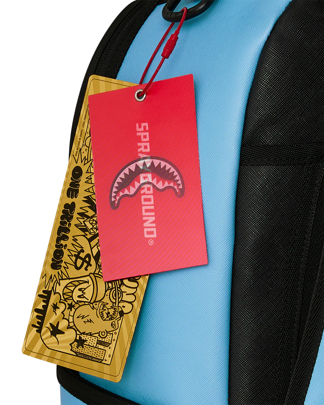 SprayGround Shark Central Bubbly Blue Dlxsv Backpack
