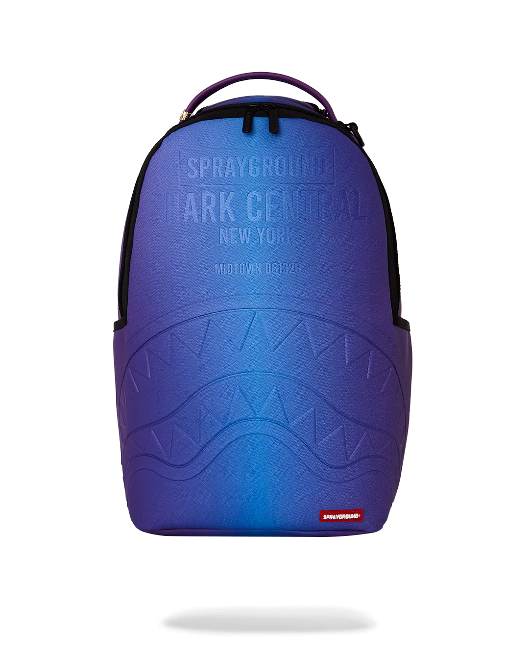 SprayGround Shark Central Embossed Dusk Dlxsv Backpack