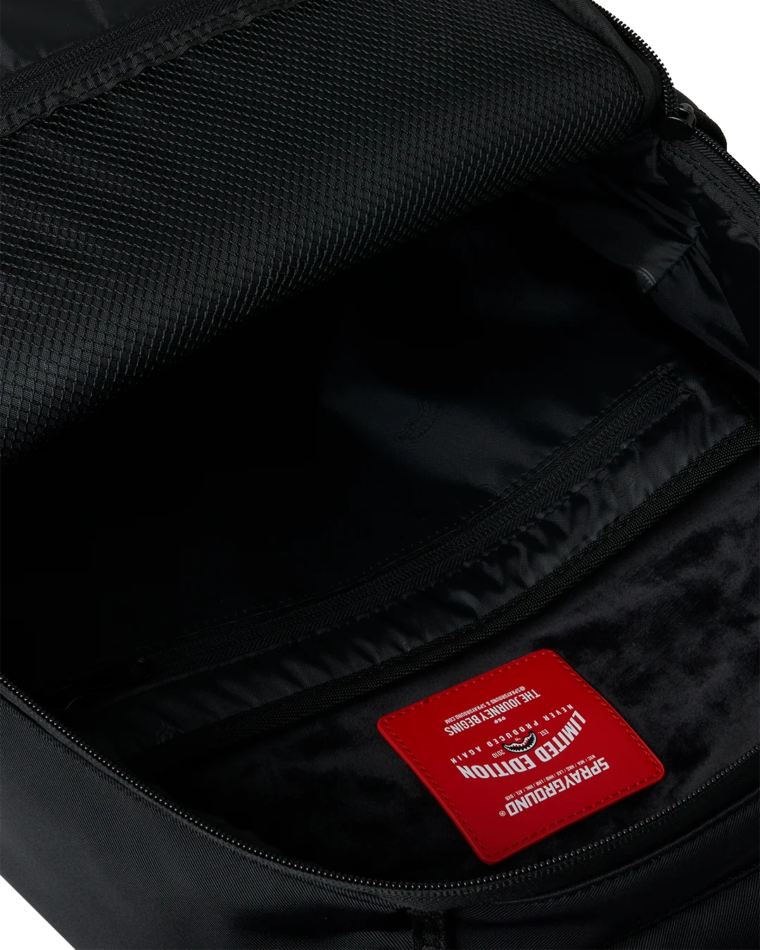 SprayGround Shark Central blacked Out Embossed Dlxs Backpack