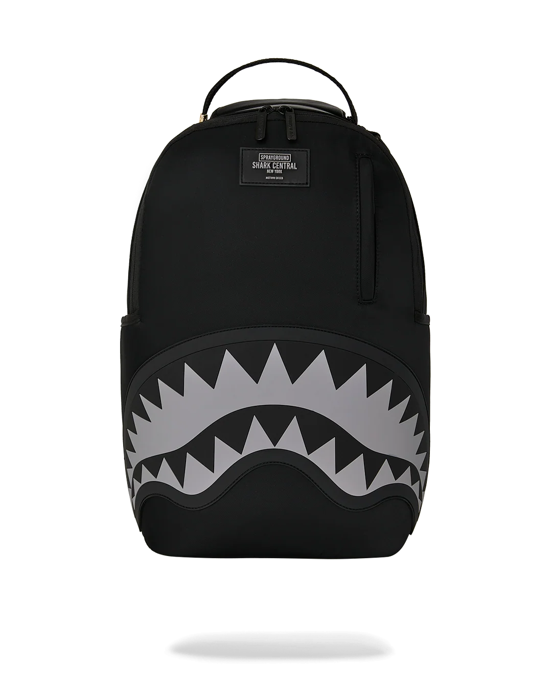 SprayGround Shark Central Black Nylon Grey Dlxs Backpack