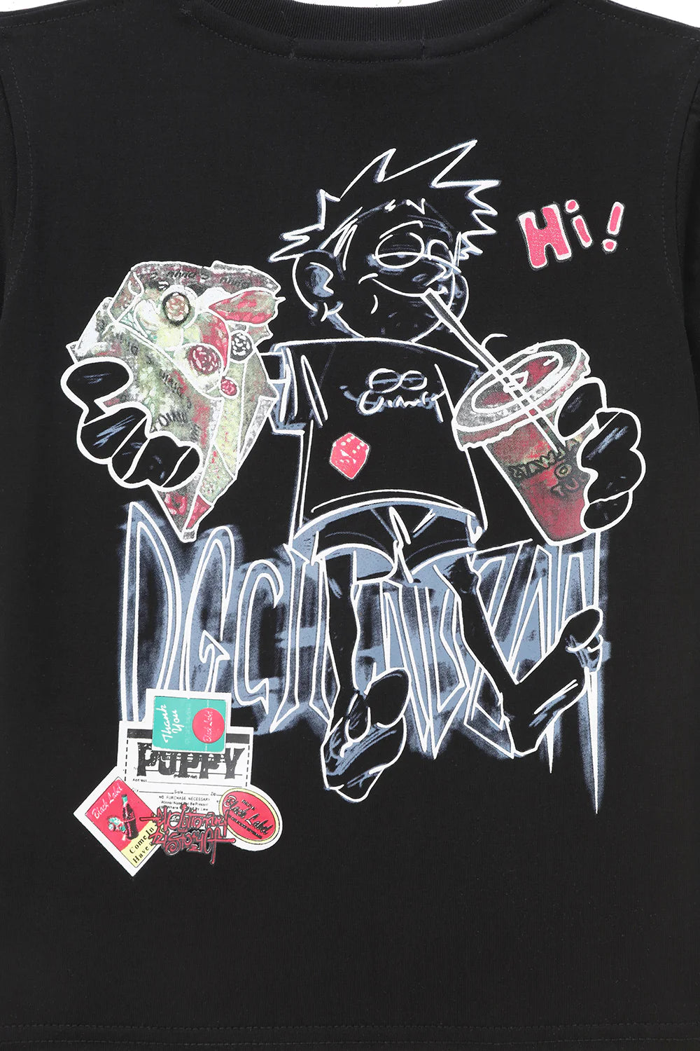 Black Label Kids Coca T-Shirt Black