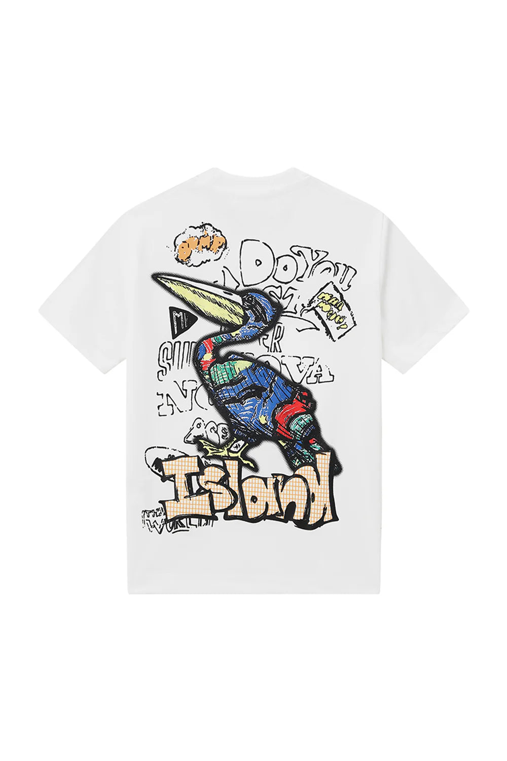 Black Label Kids Island T-Shirt White