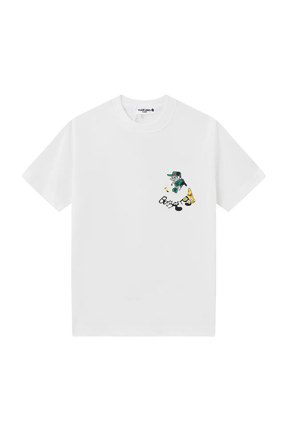 Black Label Kids Rebel Duck T-Shirt White