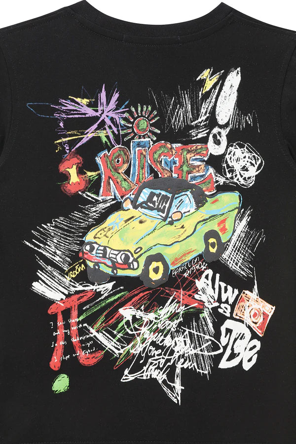Black Label Kids Rise T-Shirt Black