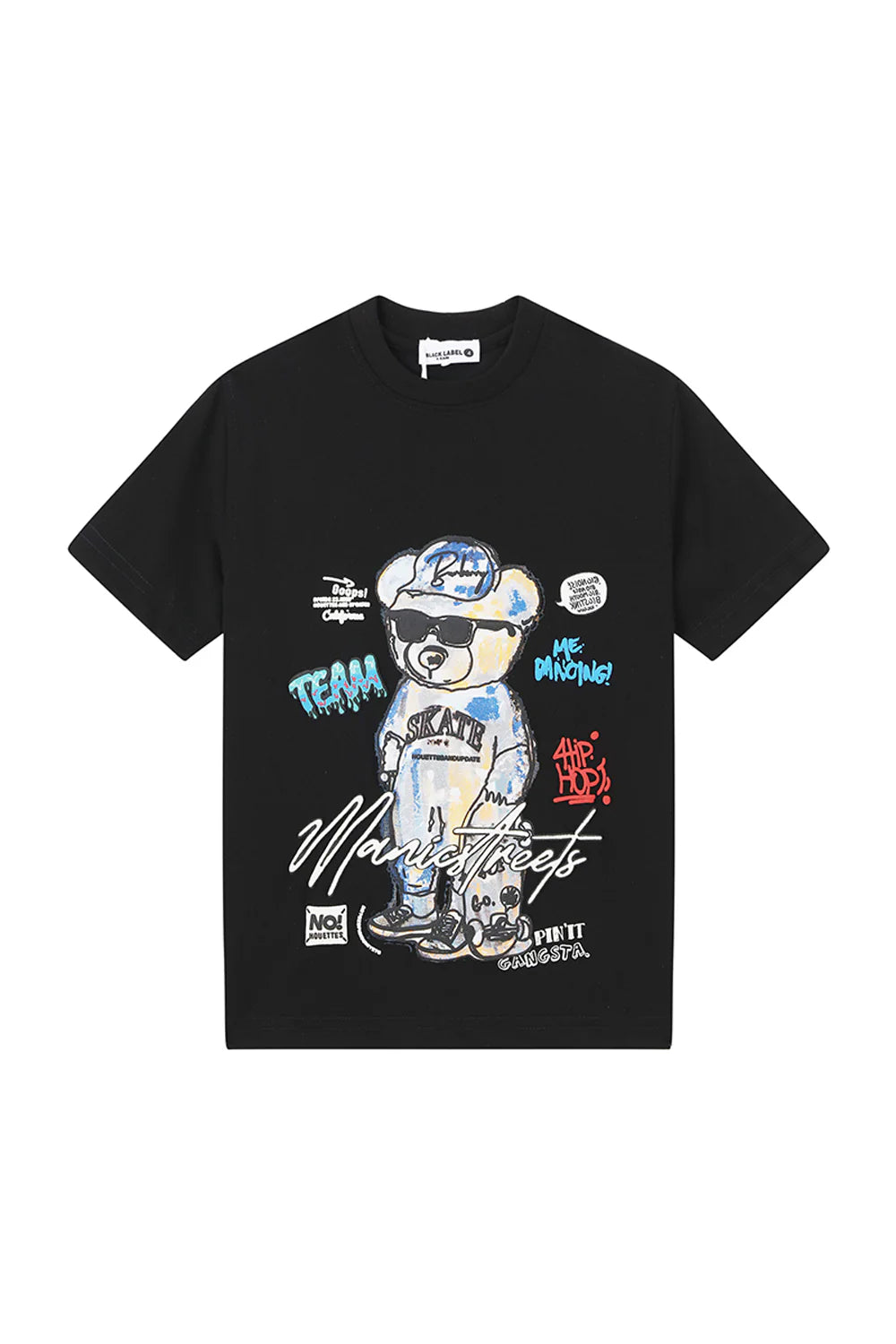 Black Label Kids Teddy T-Shirt Multi Colors