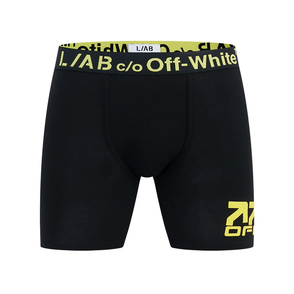 L/AB CO Off-White Horizontal Repeat Clamp Diags AOP Boxer