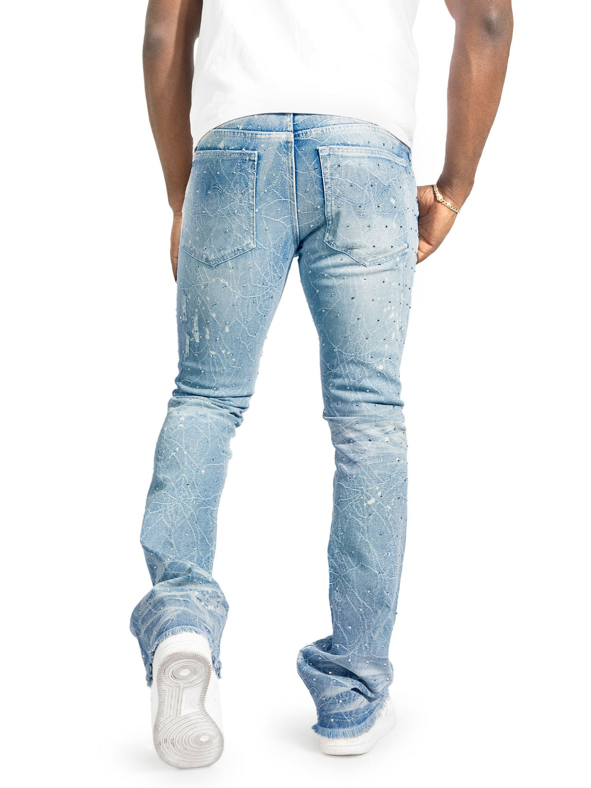 Frost Original Jeans | F1746 Amoto Stacked Pants - Light Wash