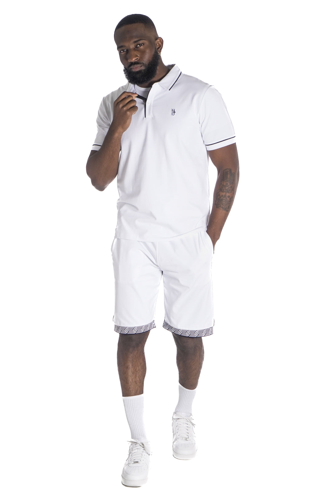 Makobi M383 Luciano Polo Shirt - White