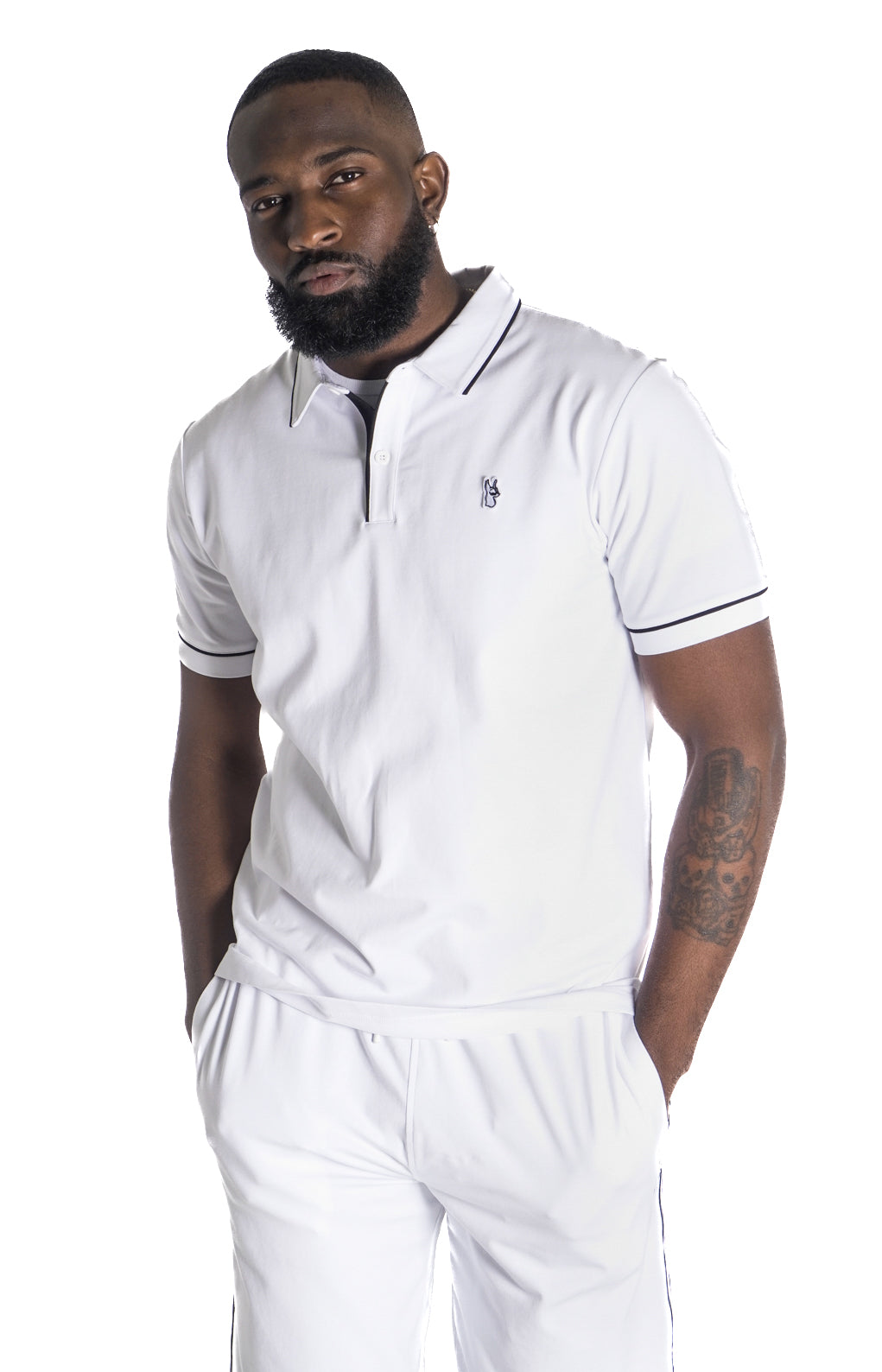 Makobi M383 Luciano Polo Shirt - White