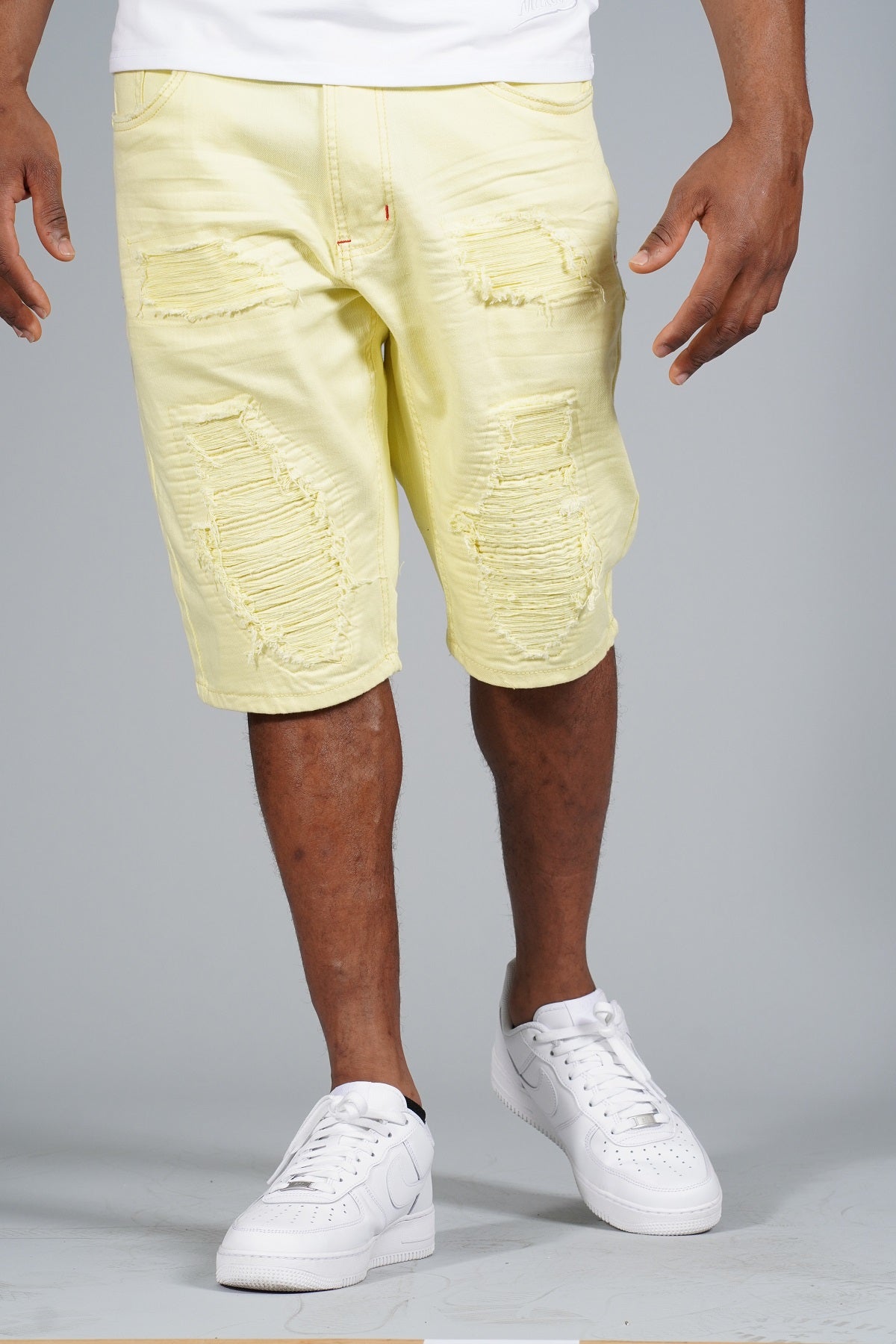 Makobi M971 Jordanelle Twill Shorts - Yellow