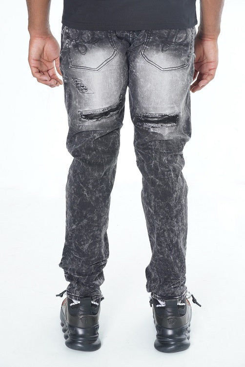 Frost Original F1734 Frost All Over Shredded Jeans - Black Wash