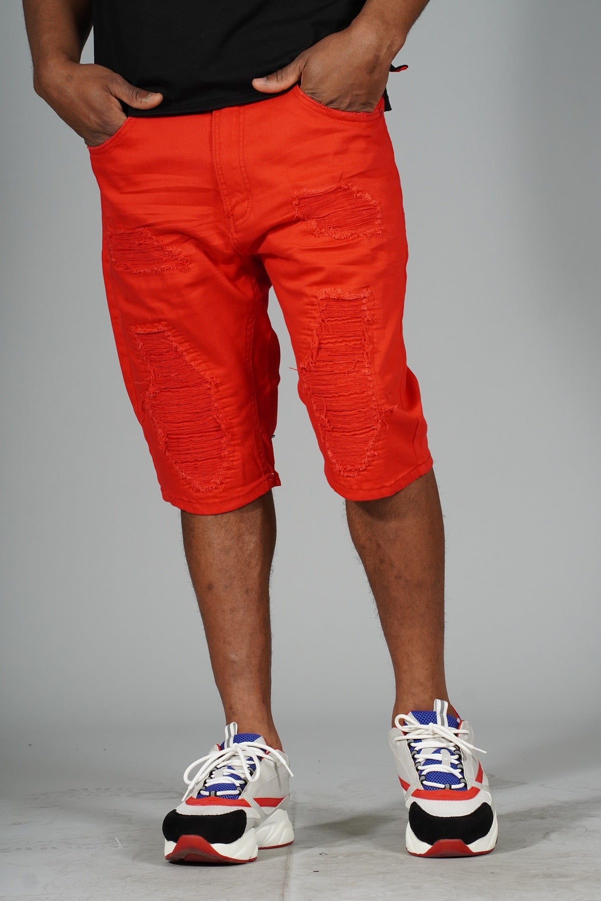 Makobi M971 Jordanelle Twill Shorts - Red