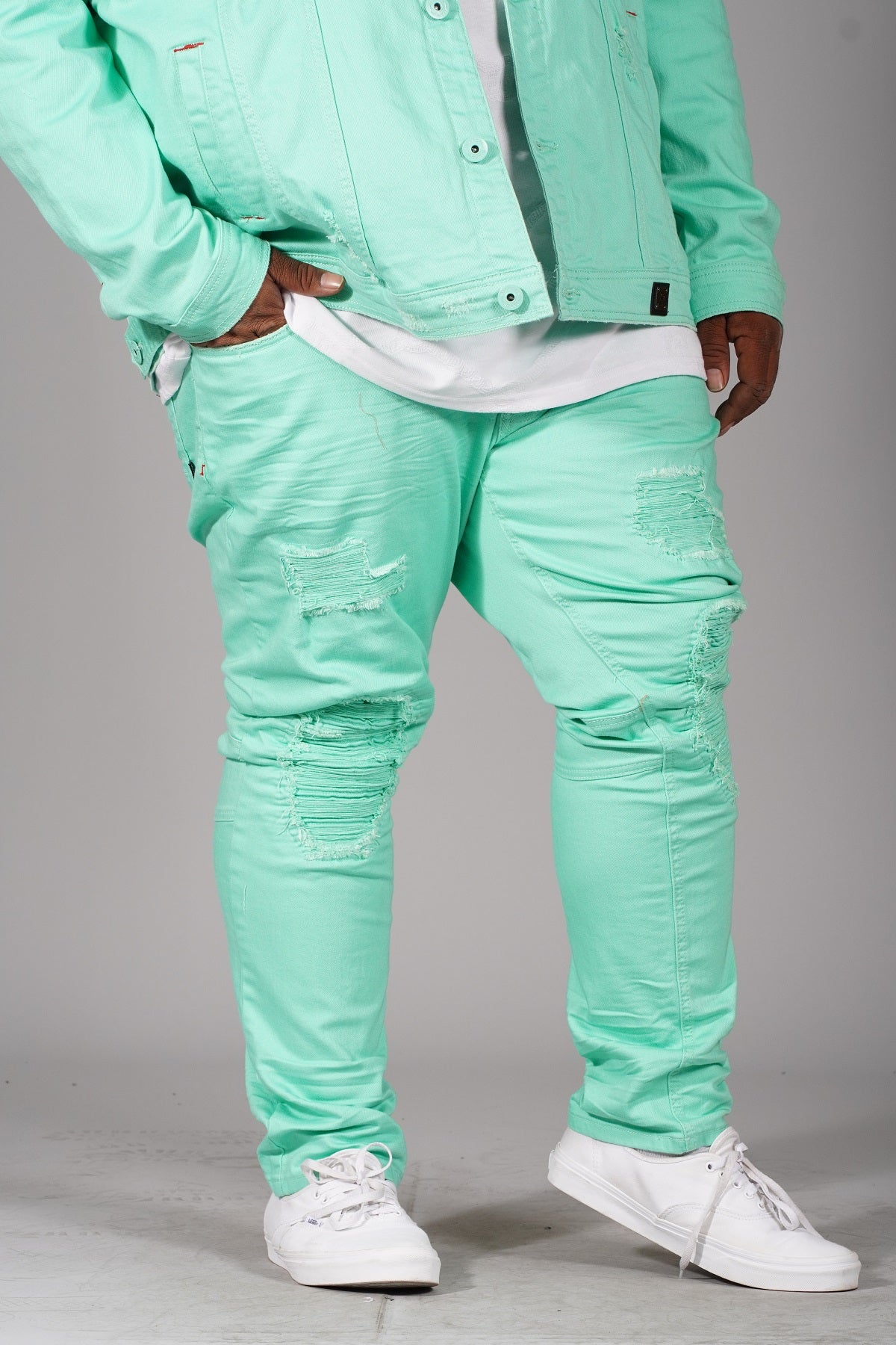 Makobi M1971 Denim Jeans - Green