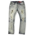 Makobi M1969 Bondi Shredded Jeans - Dark Wash