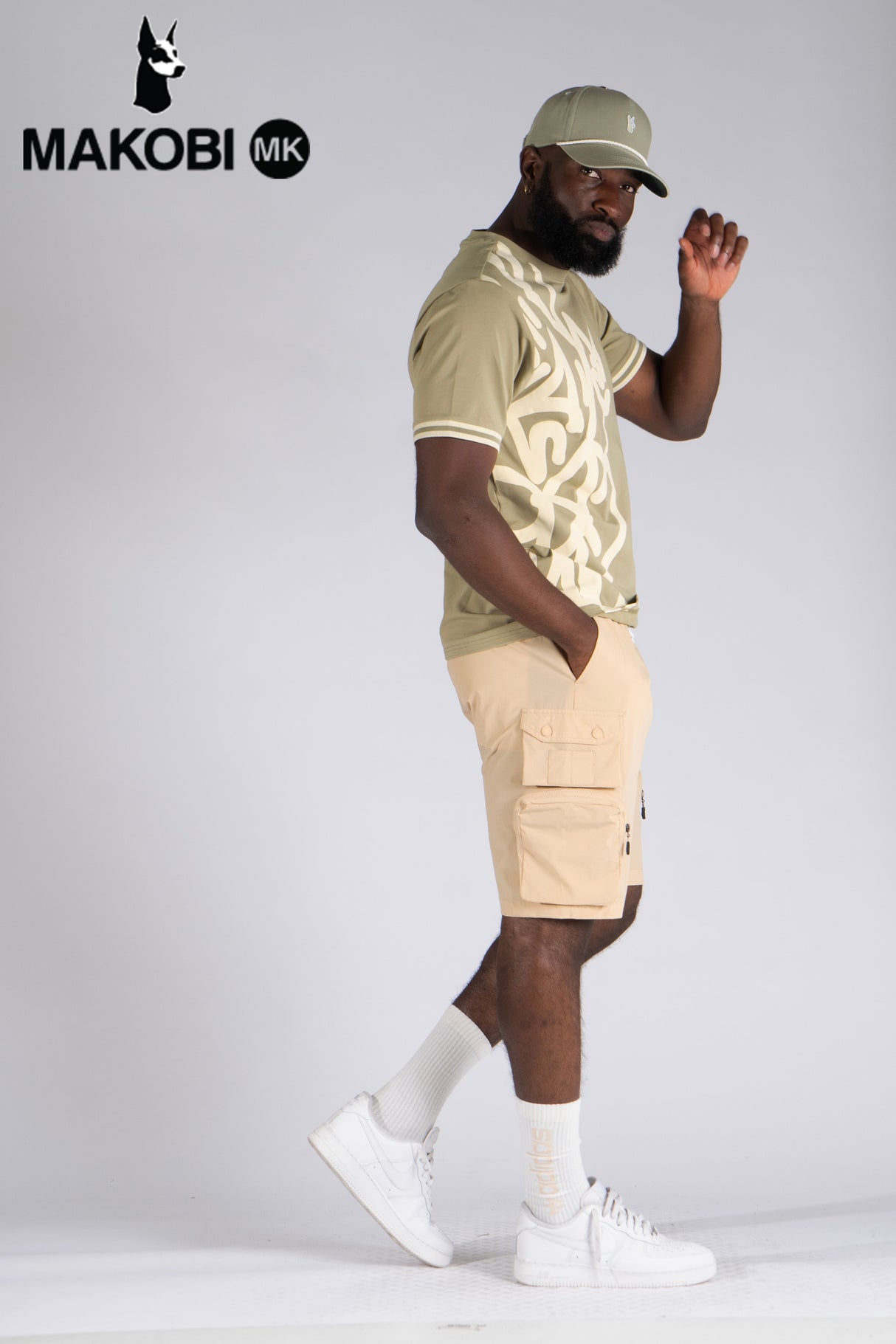 Makobi M371 Makobi Lorini Dobie Tee - Olive