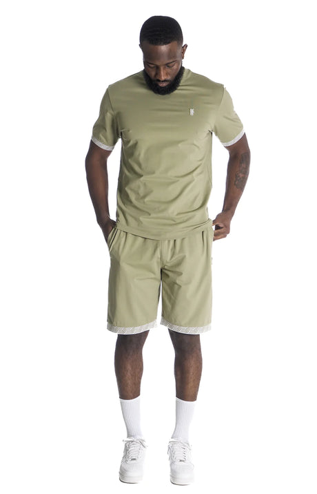 Makobi - Luciano Knit Short - Olive Green
