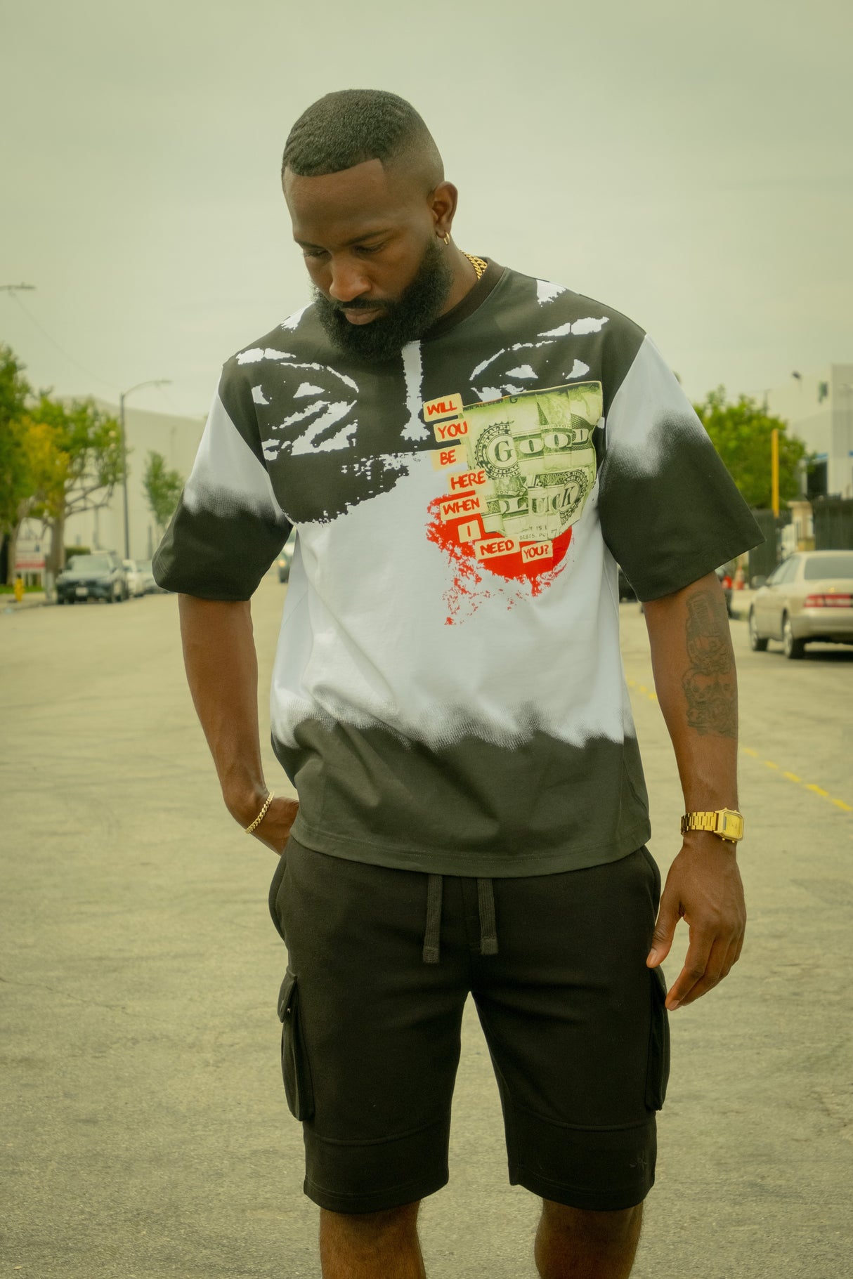 Makobi M369 Good Luck Money Tee - White