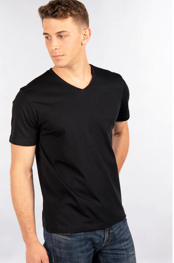 City Lab - T Shirt - V Neck / Black