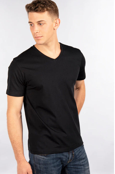 City Lab - T Shirt - V Neck / Black