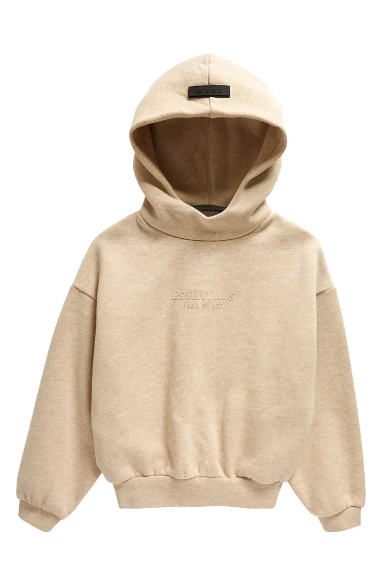 Essentials Kids Hoodie Gold Heather - Cozy & Stylish
