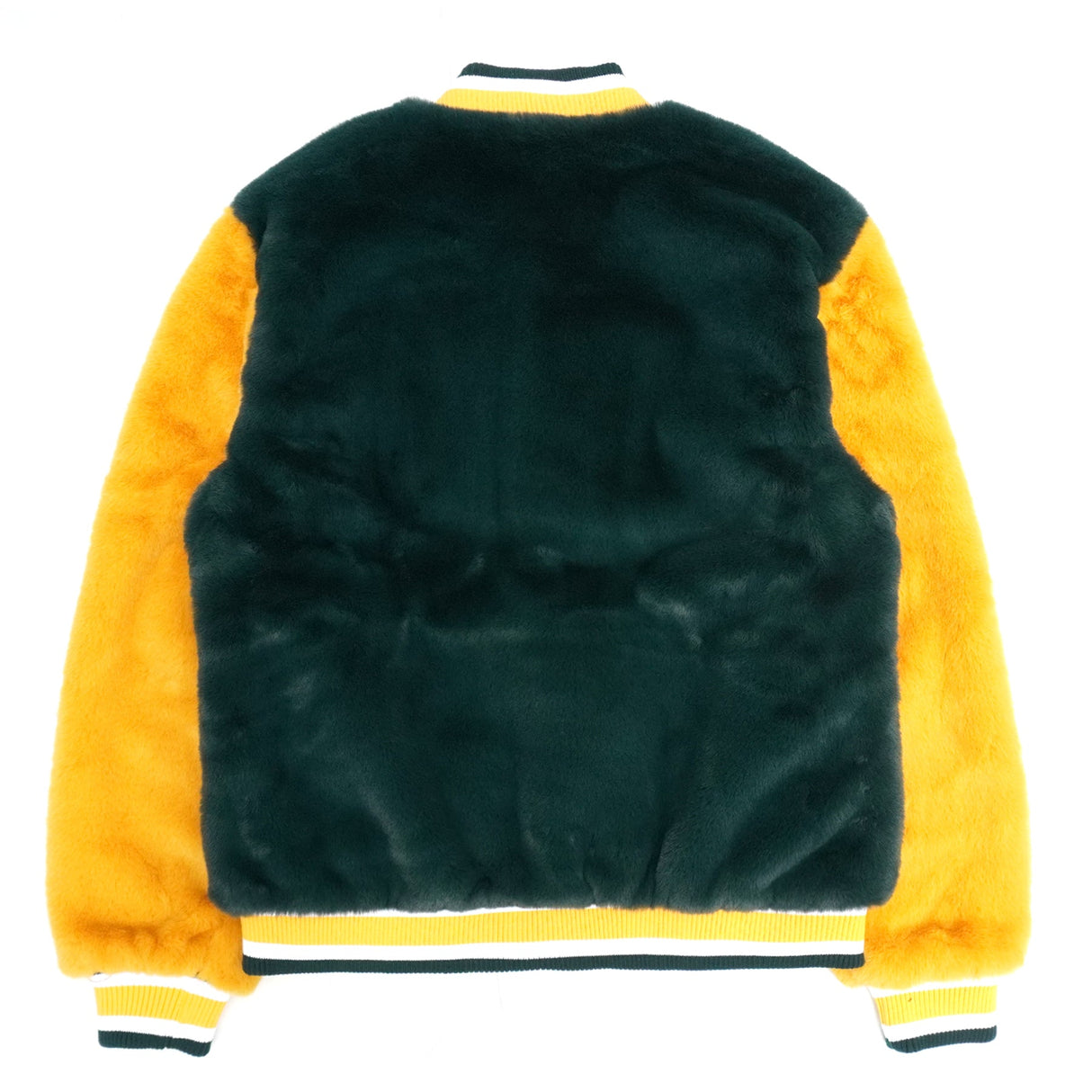 Frost Original F1010 Marc Rabbit Fur Varsity Jacket - Green