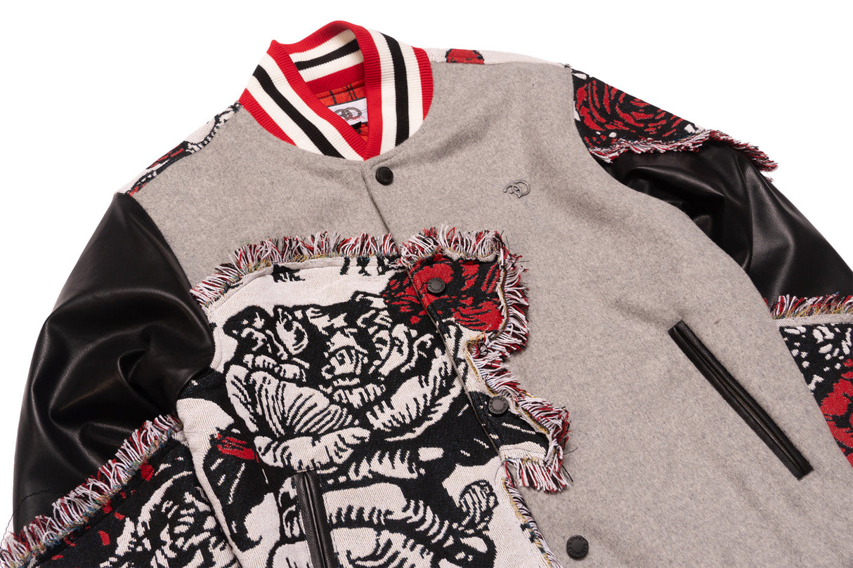 Frost Original F1034 Cashay Varsity Jacket - Gray