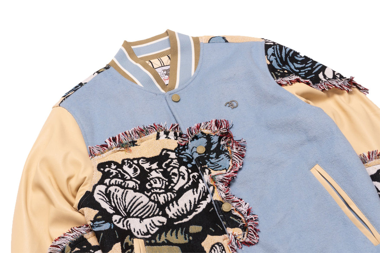 Frost Original F1034 Cashay Varsity Jacket - Blue