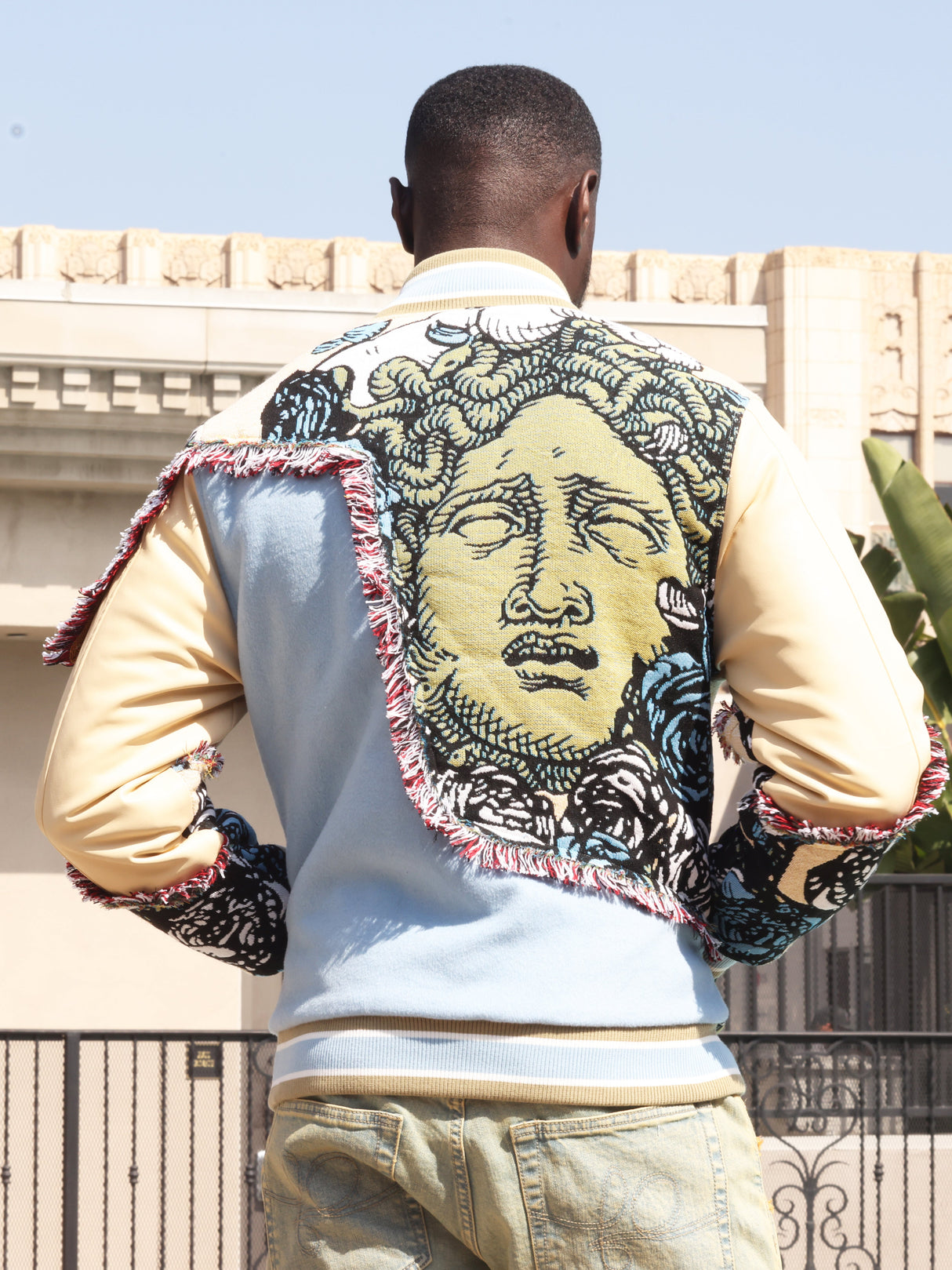 Frost Original F1034 Cashay Varsity Jacket - Blue