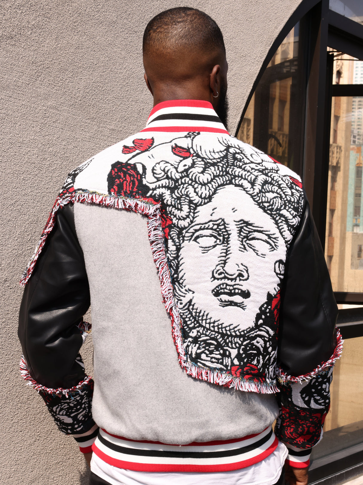 Frost Original F1034 Cashay Varsity Jacket - Gray