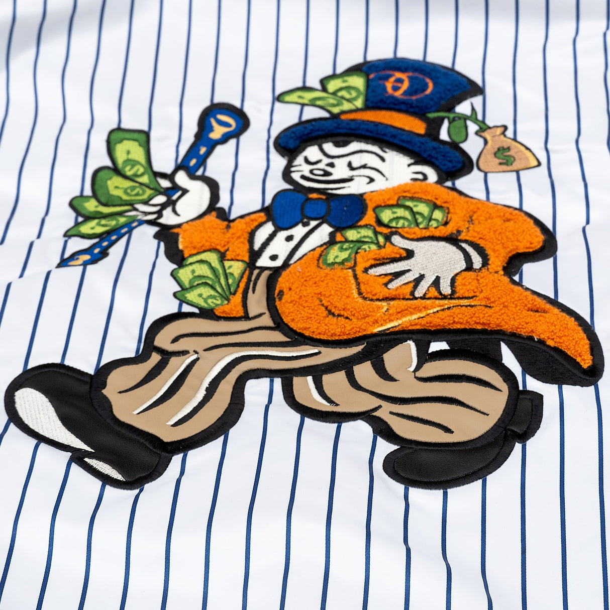 Frost Original F1047 Earners League Satin Varsity Jacket - White