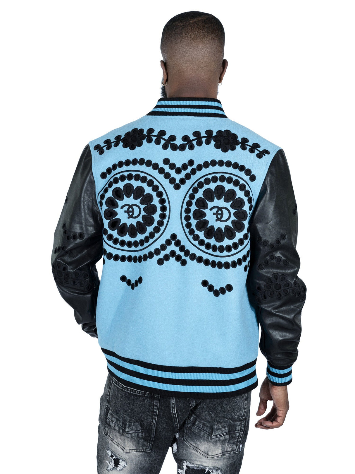 Frost Original F1060 Cashay Wool Varsity Jacket - Blue